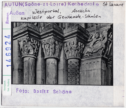 Vorschaubild Autun: Kathedrale Saint-Lazare, Westportal, Gewändesäulen 